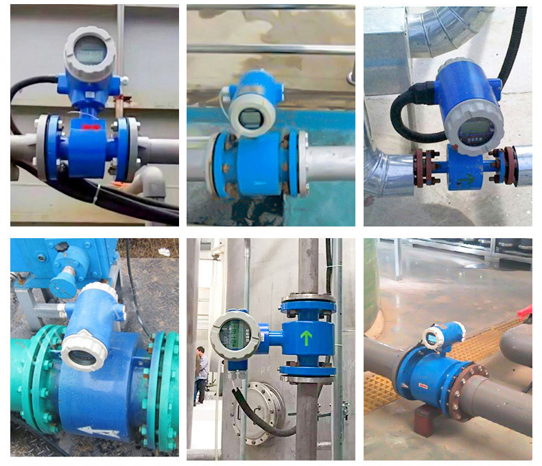 氨水流量計現場安裝使用圖