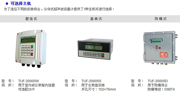 中央空調超聲波流量計主機安裝方式
